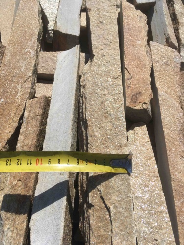 Горбушка златолит золотистый для облицовки купить в Осе