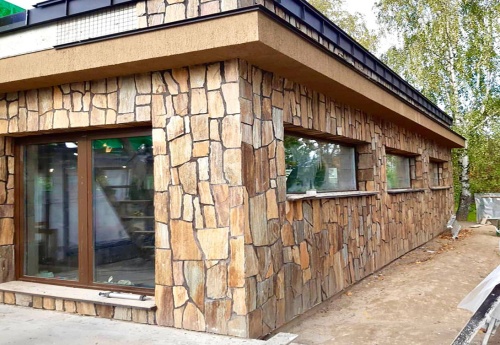 Плитняк кора дерева для фасада купить в Осе