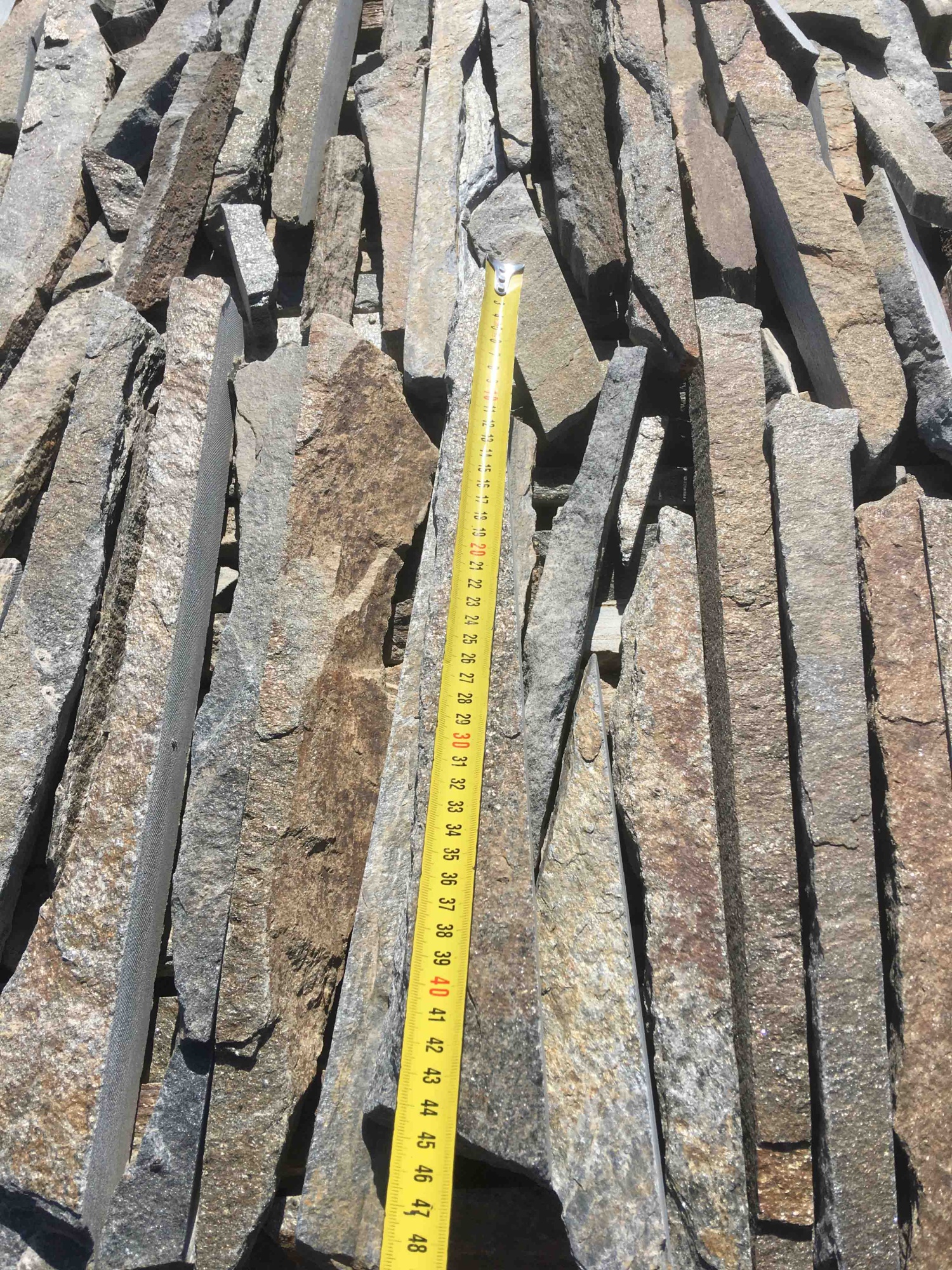 Горбушка златолит мультиколор для облицовки купить в Осе