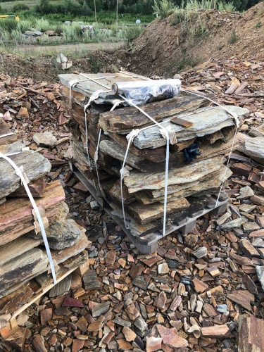 Плитняк кора дерева 50-100мм для пошаговых дорожек купить в Осе