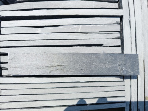 Плитка чёрная из натурального камня фасадная 30 см * 5 см, толщина 7 мм -30 мм купить в Осе