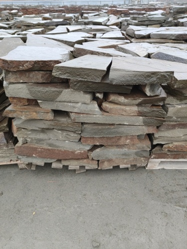 Плитняк песчаник серо-зелёный для мощения 60-65 мм купить в Осе